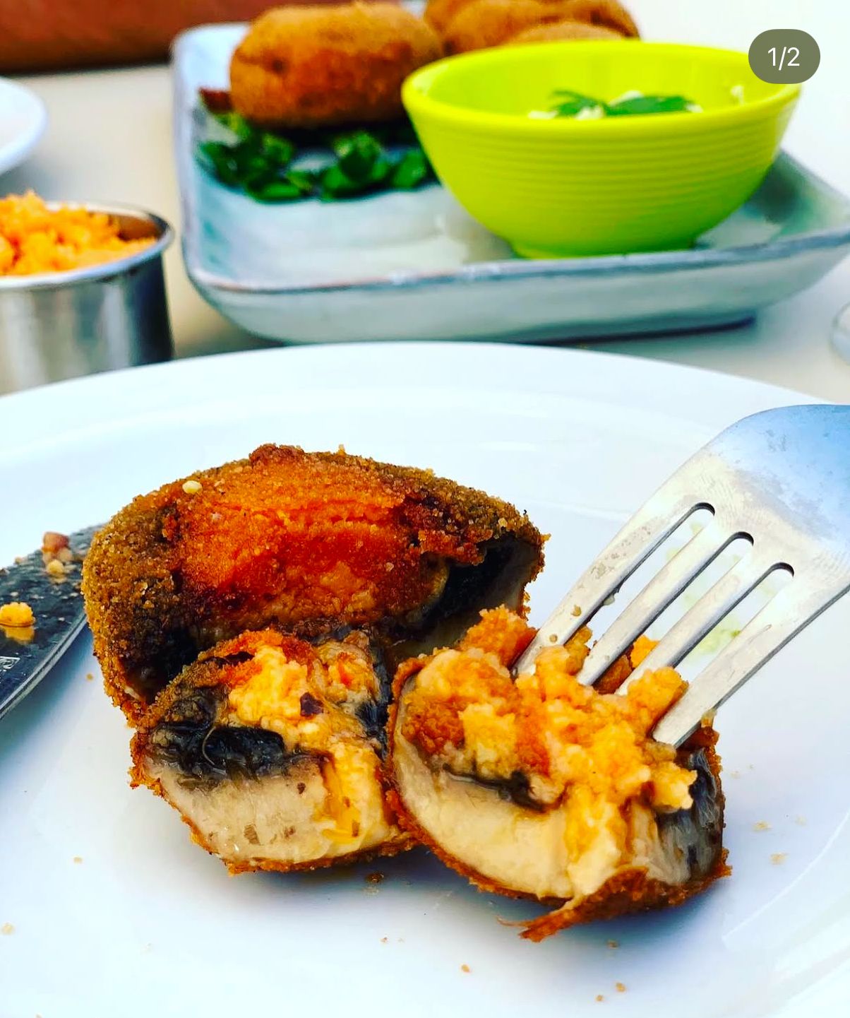 Comida del restaurante de Efigenia