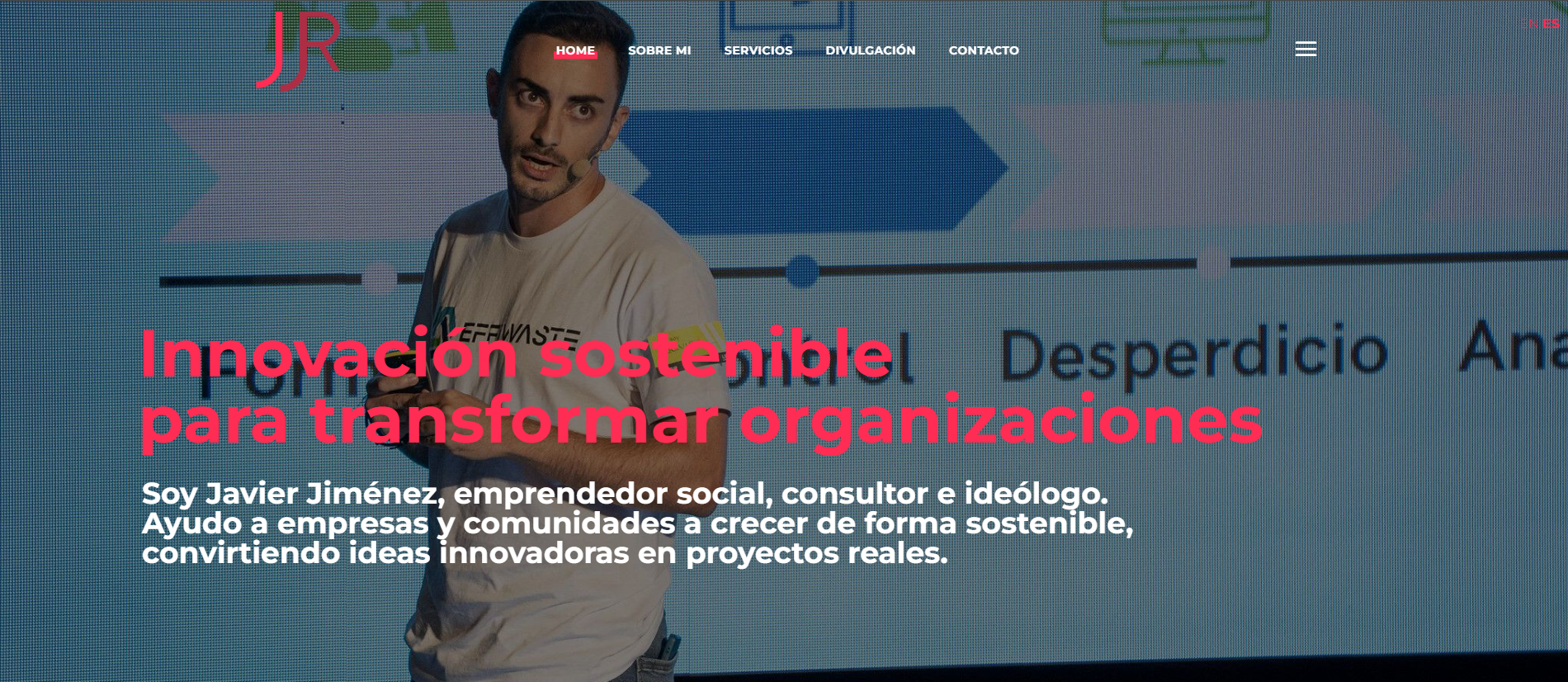 Portada web Javier Jiménez